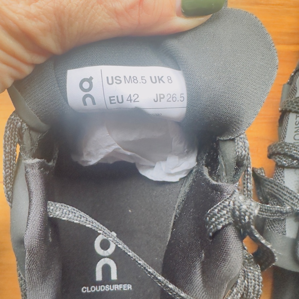 On Running Men's Charcoal Athletic Shoes - Picture 5 of 5
